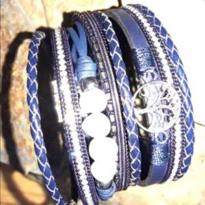 Handcrafted leather bracelets